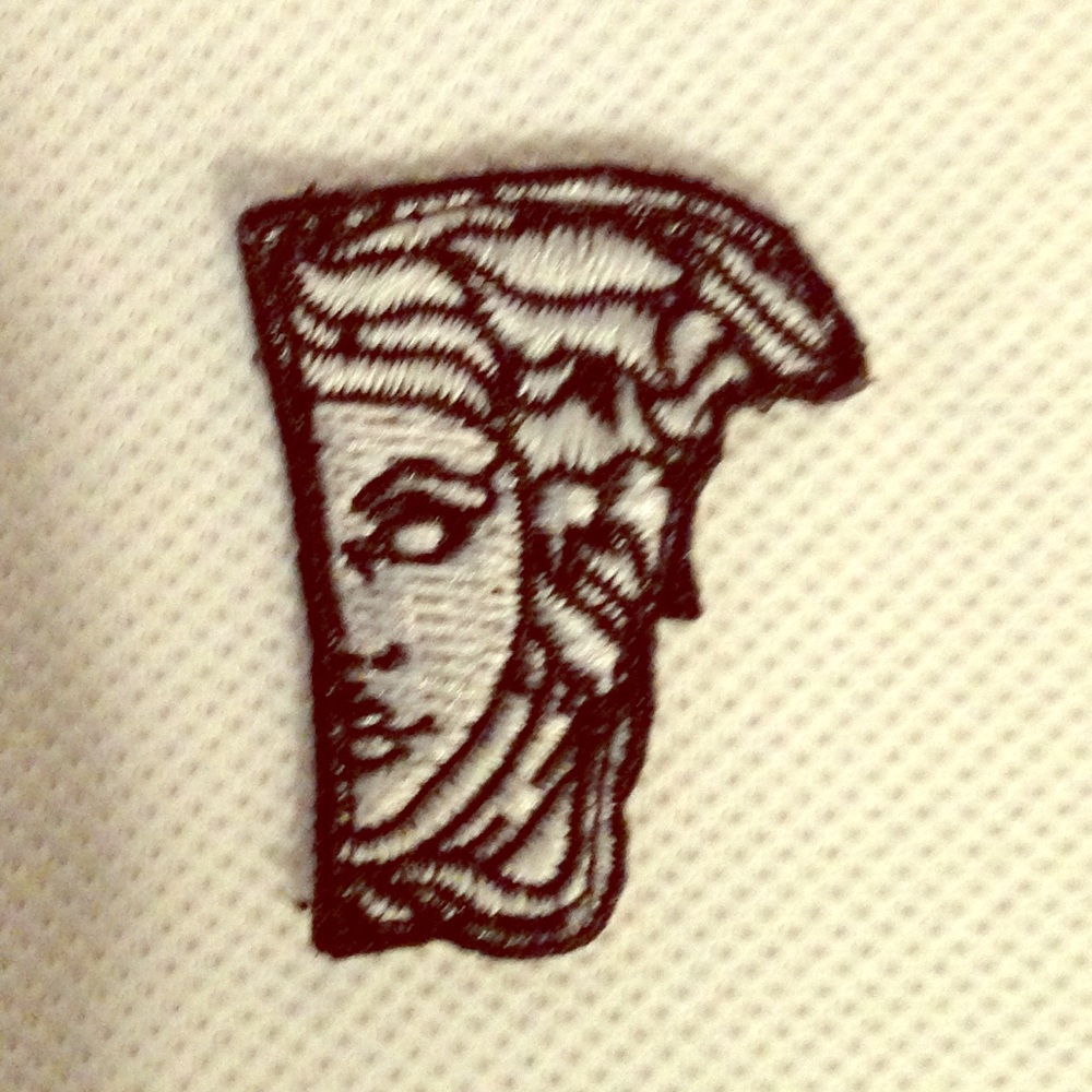 Versace Collection men's short sleeve polo shirt.